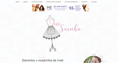 Desktop Screenshot of misssainha.com